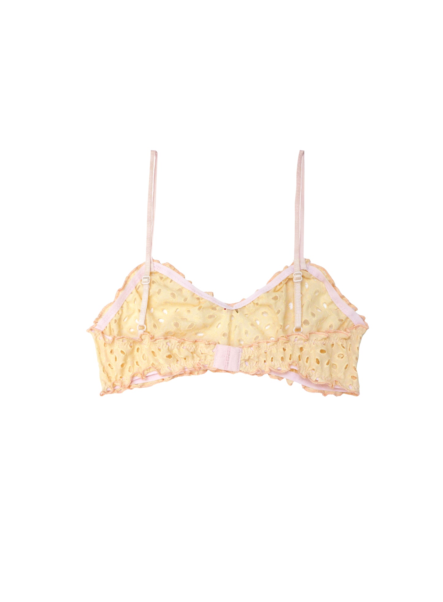 Broderie lace bra
