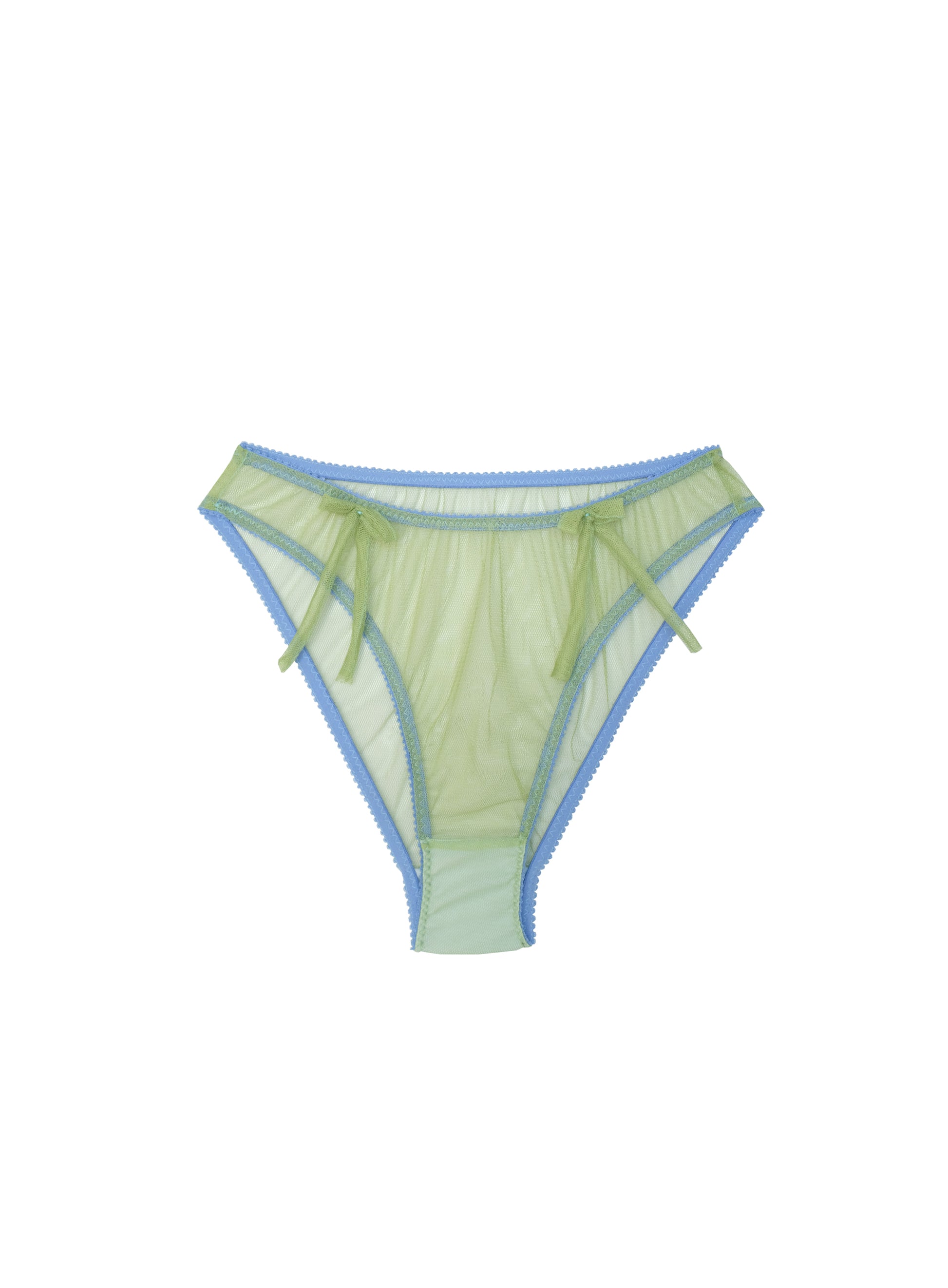 green see throough panties