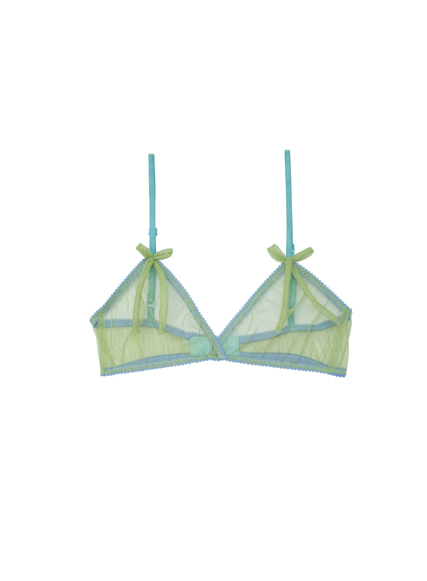 Kiwi - Green tulle bralette