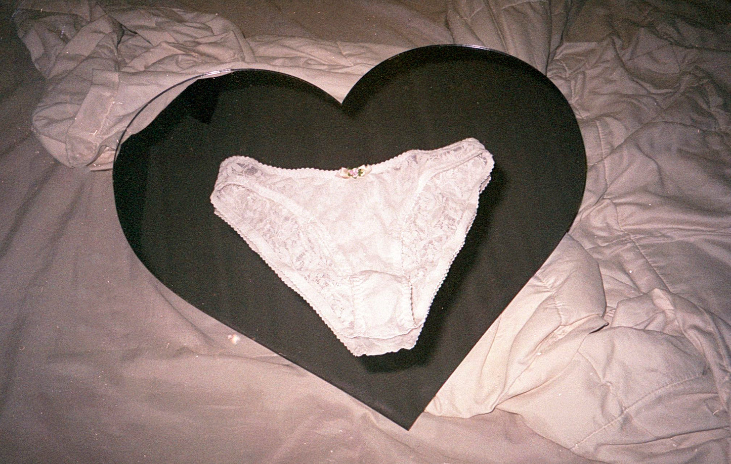 White lace high leg knicker