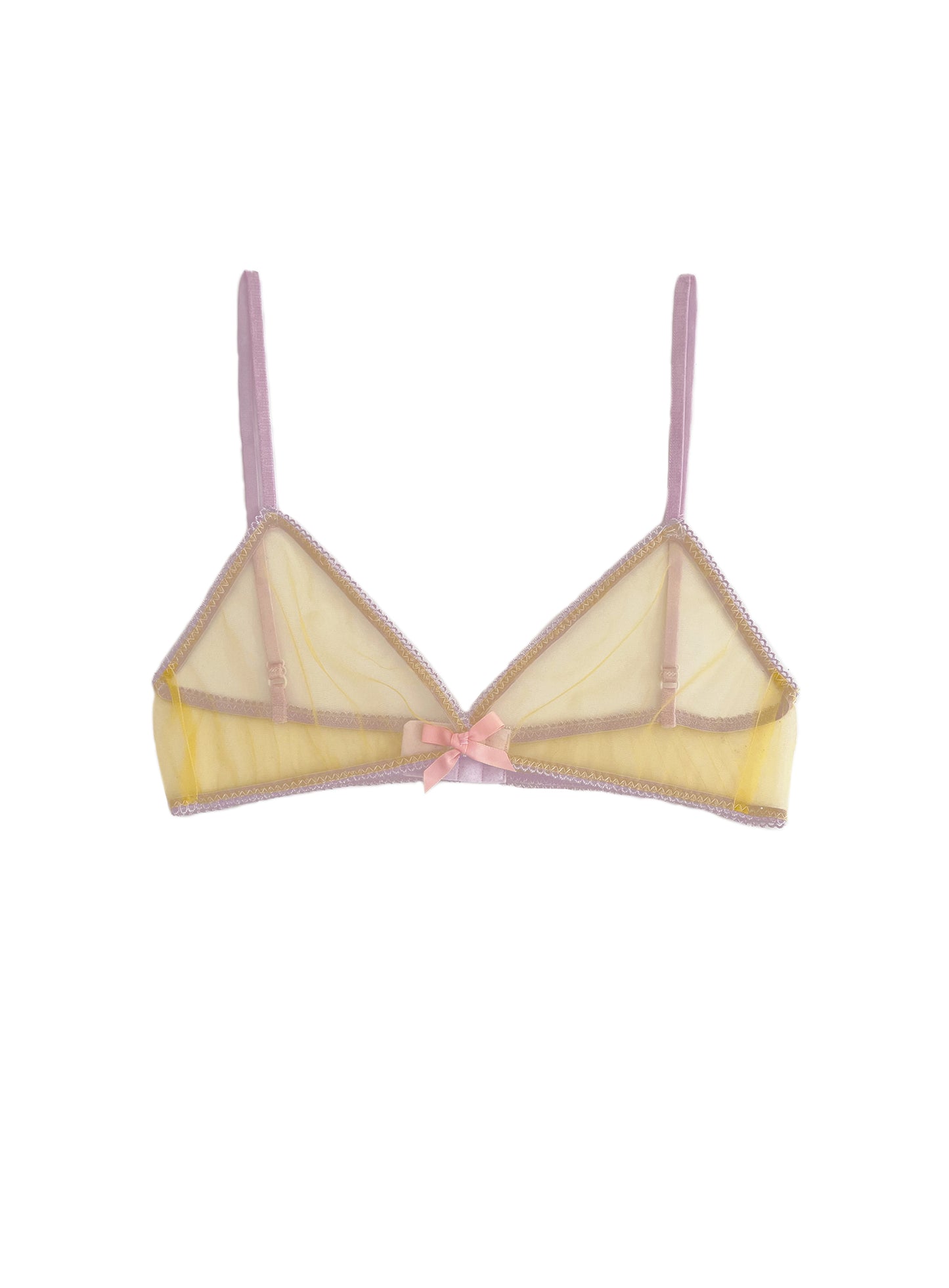 Kim - sherbet tulle bra