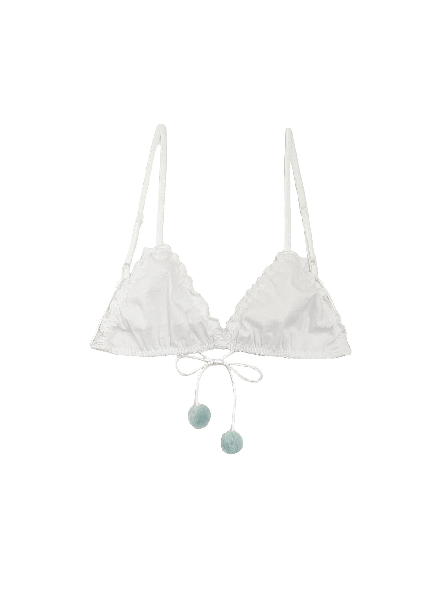 Spirit - white cotton bra