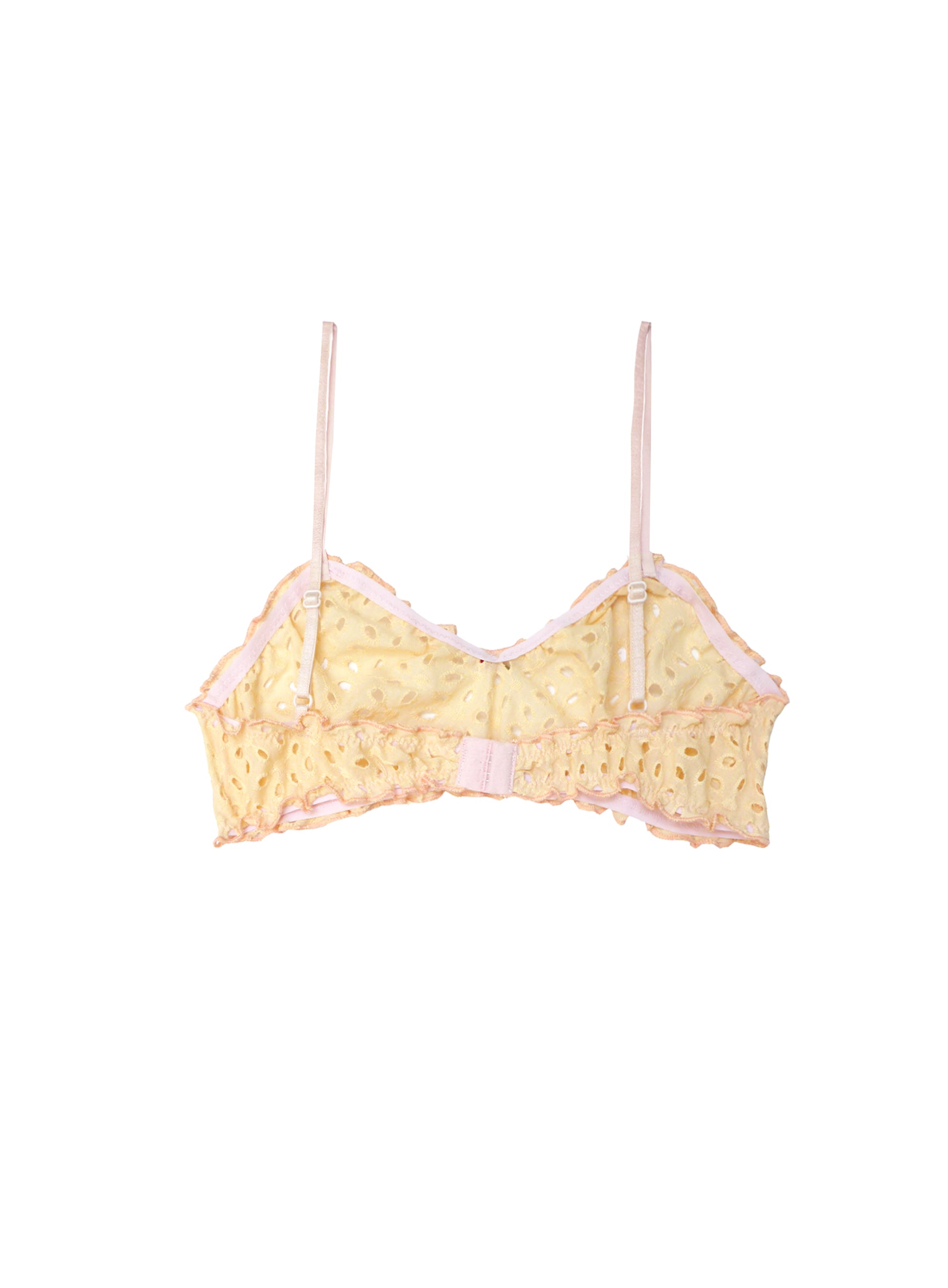 Broderie lace bra