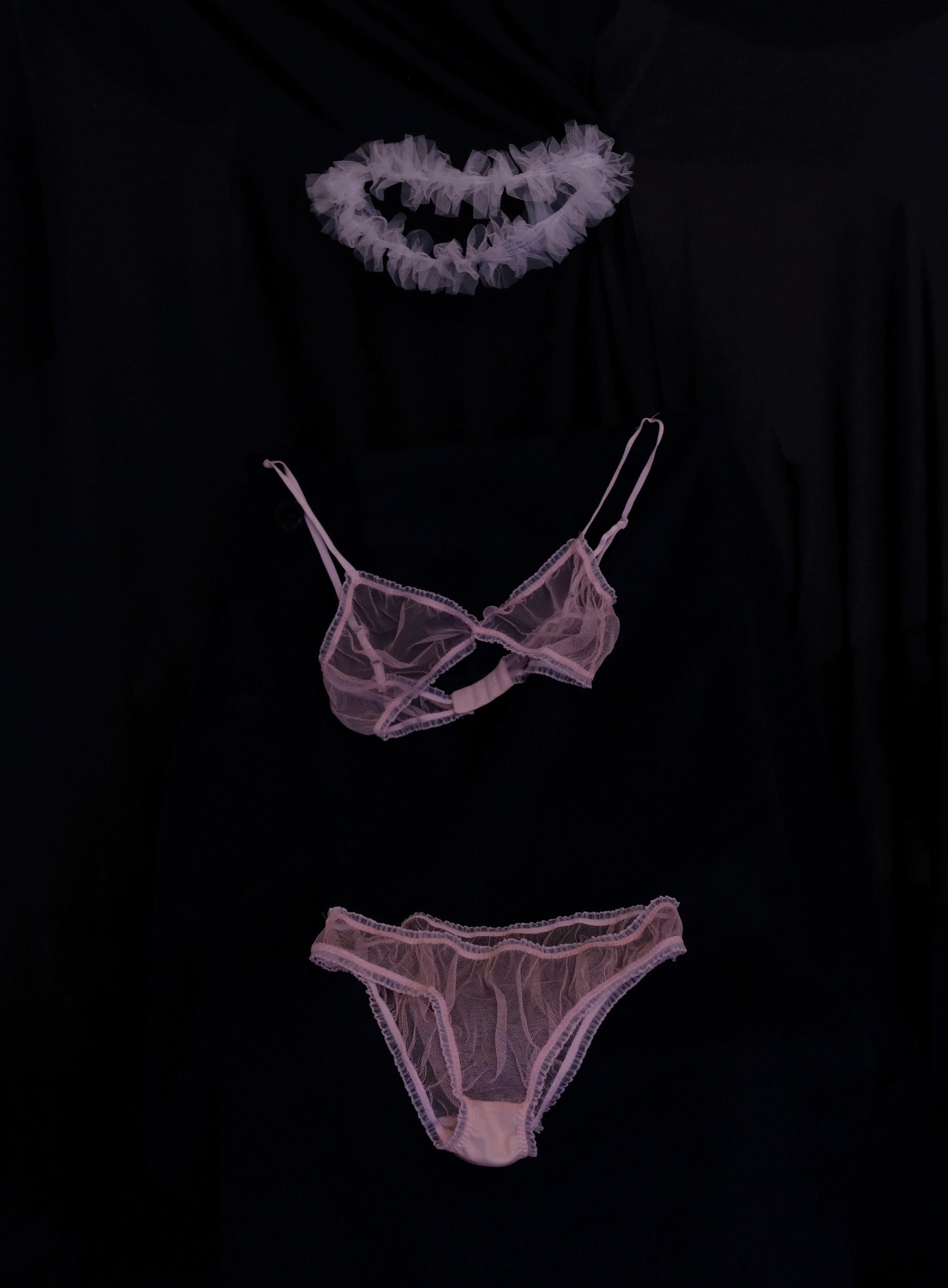 Barely there tulle set