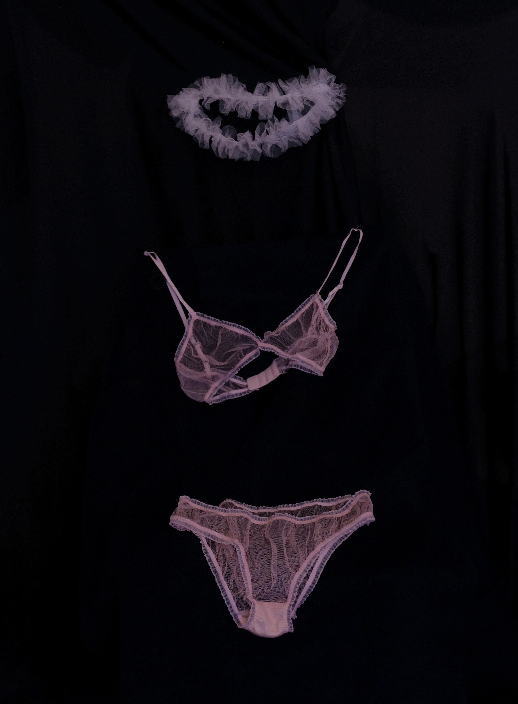 Barely there tulle set