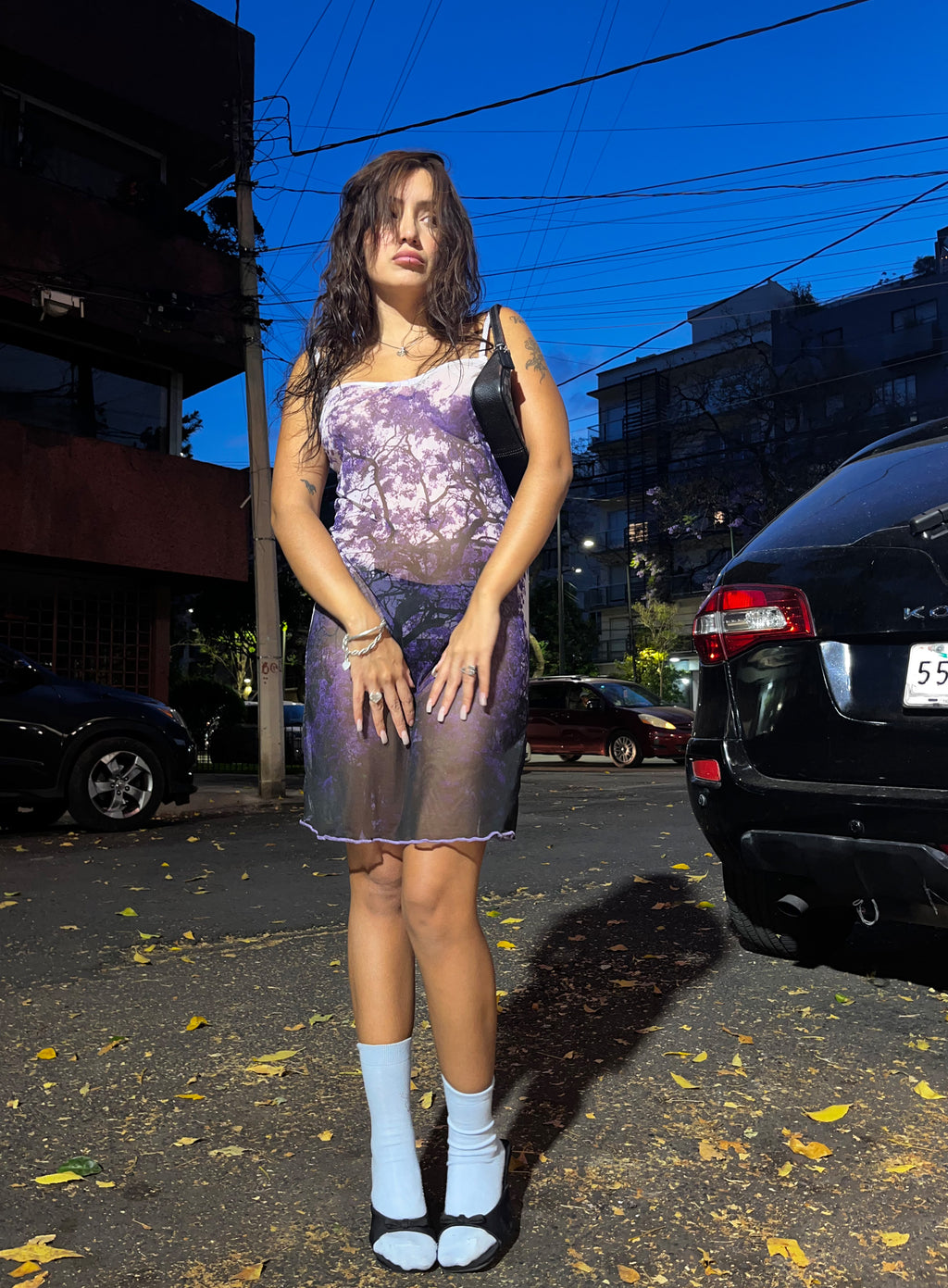 Bloomed  mini dress