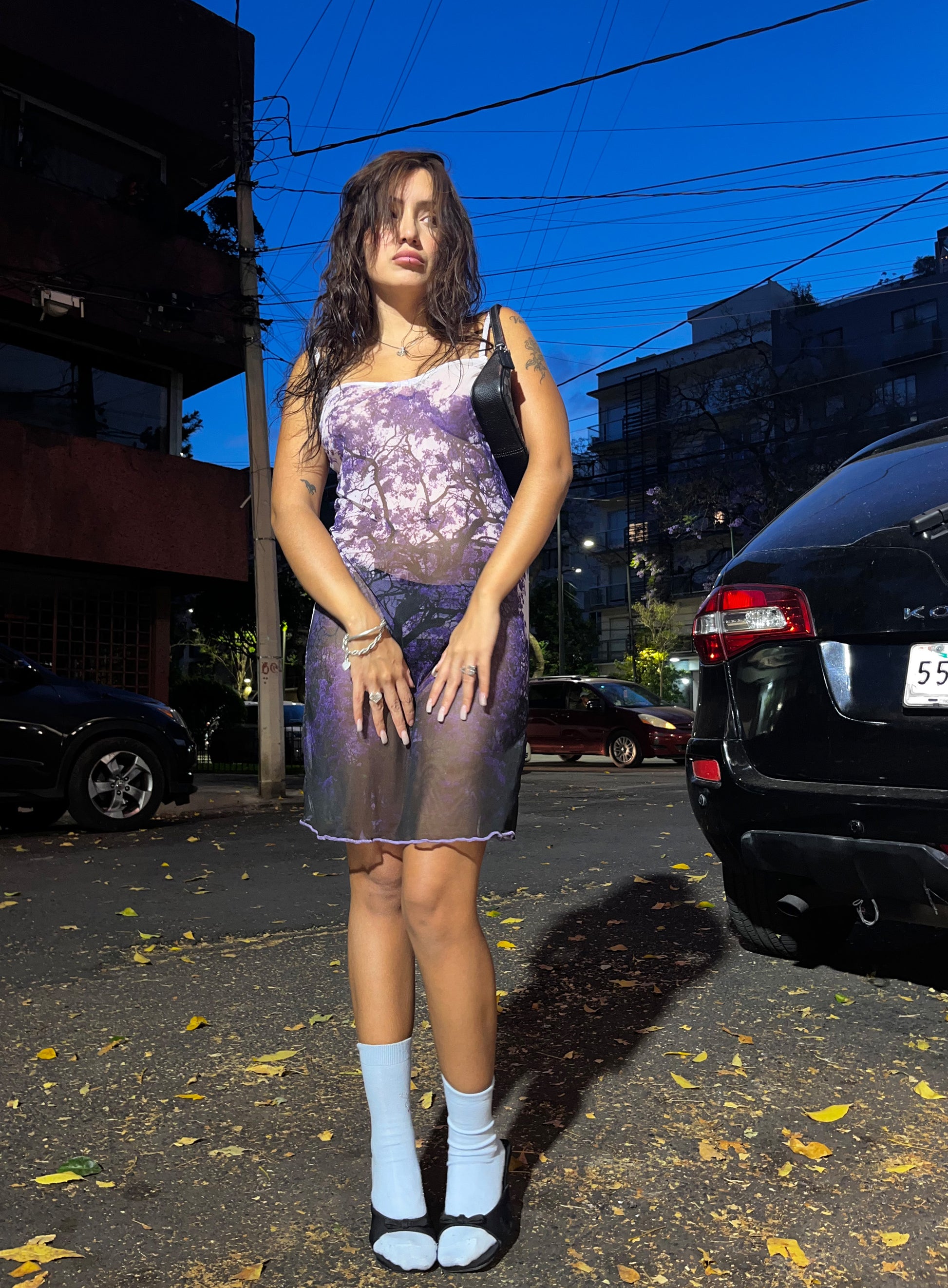 Bloomed  mini dress