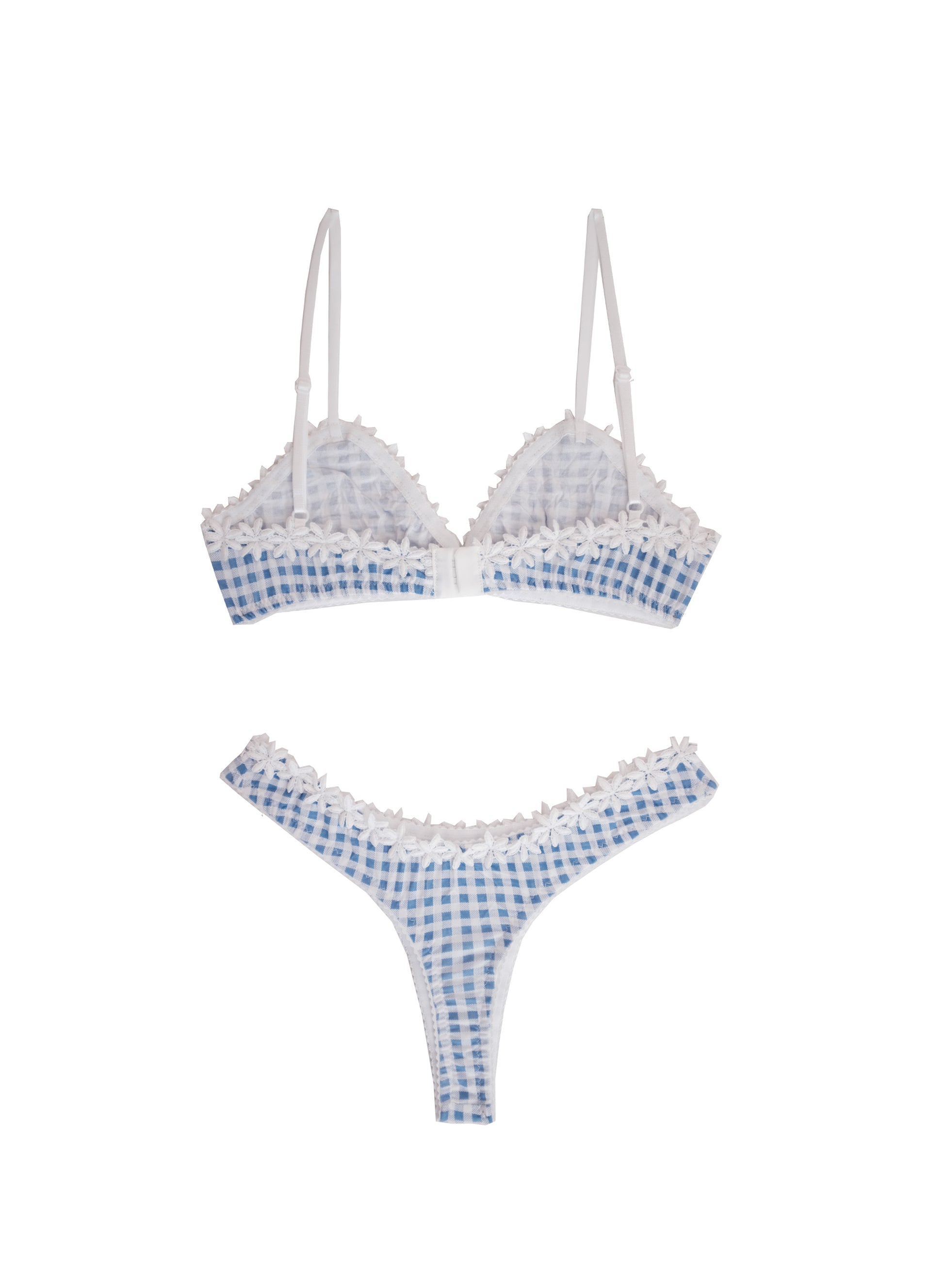 Forget me not gingham set
