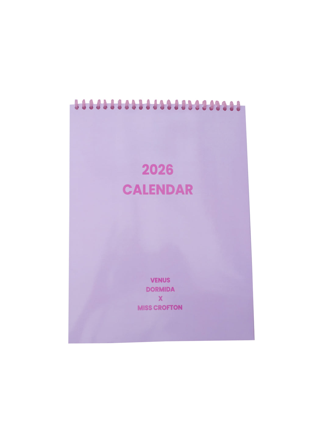 2026 CALENDAR VENUS DORMIDA X MISS CROFTON