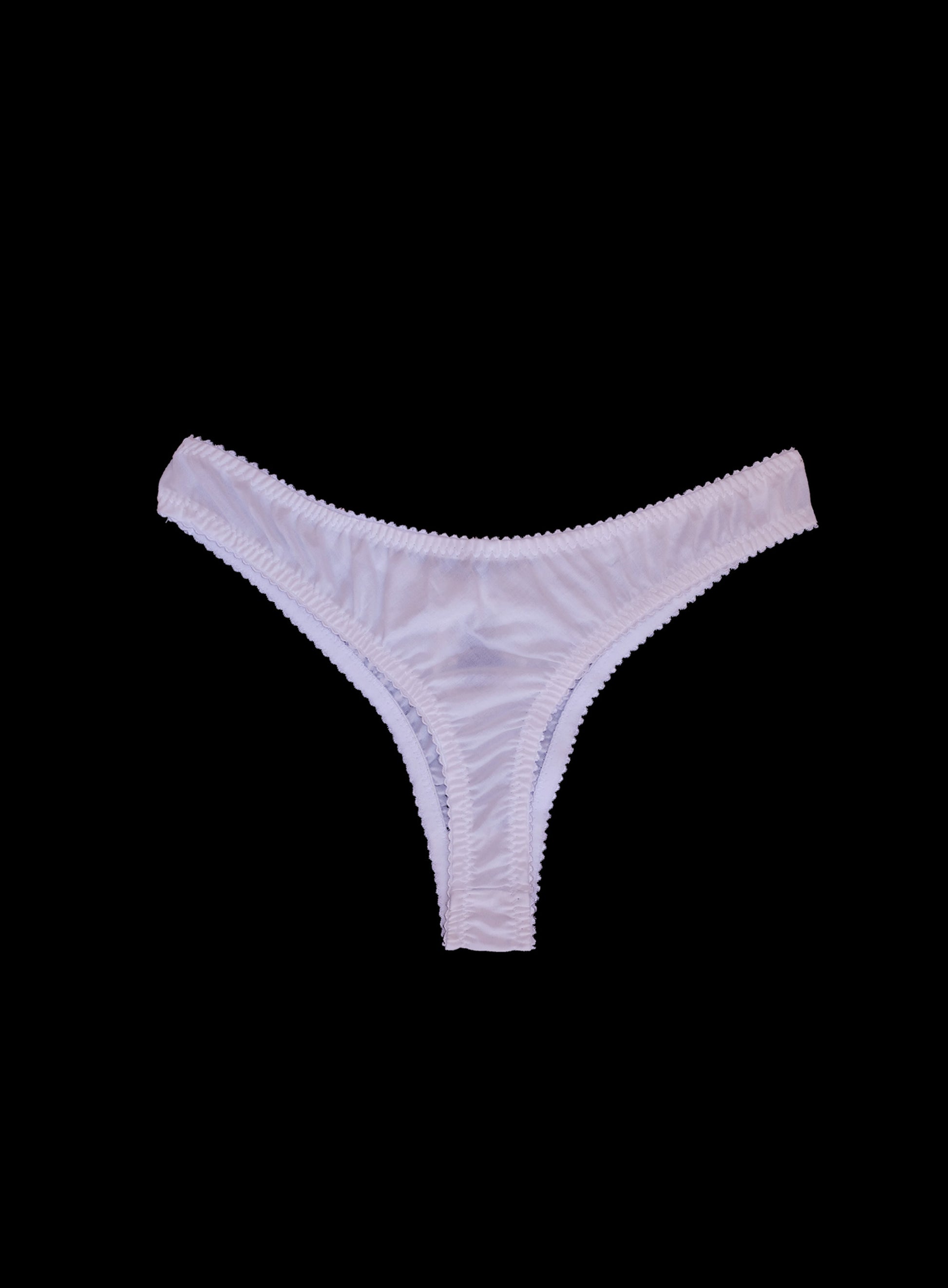 Cotton peep thong