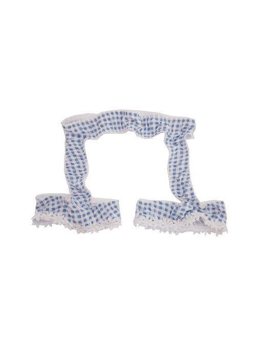 Forget me not gingham suspenders