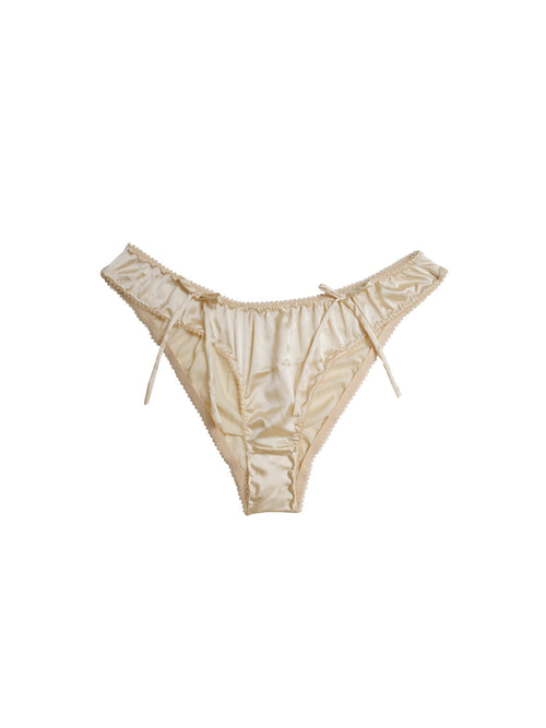 Hold me - satin bow knickers