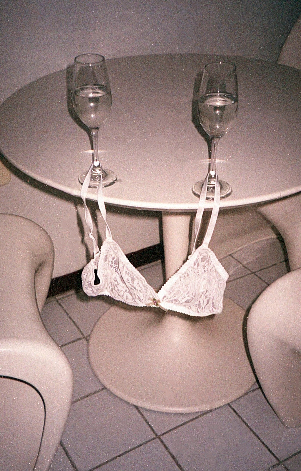 White lace underwear set