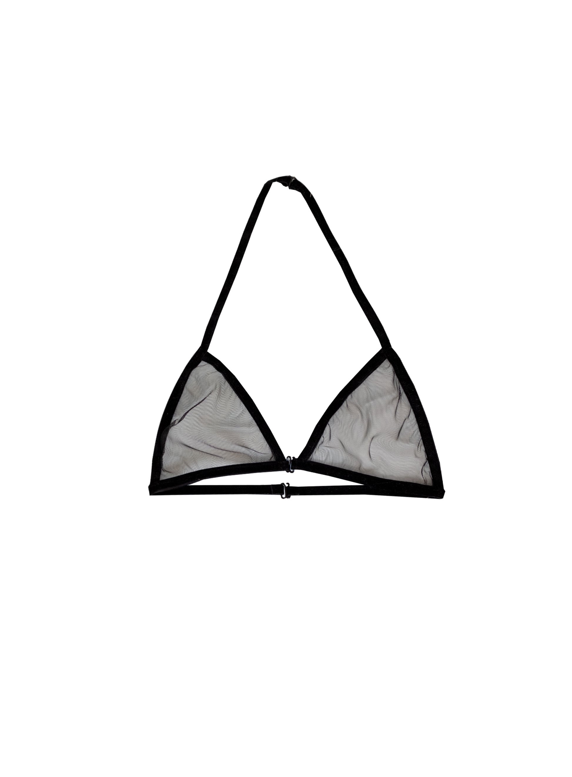 Black halterneck bra