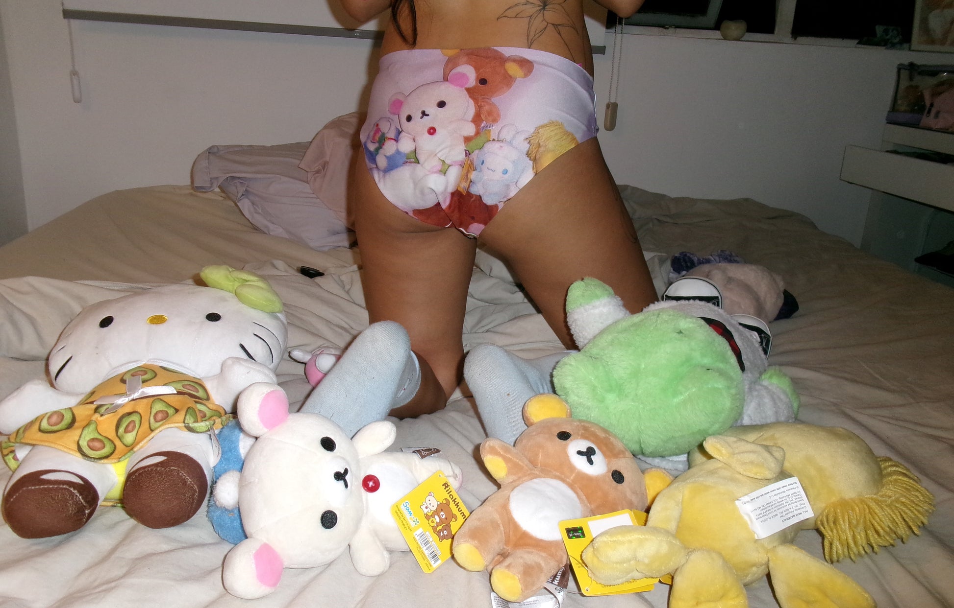 Soft spot teddy print panty