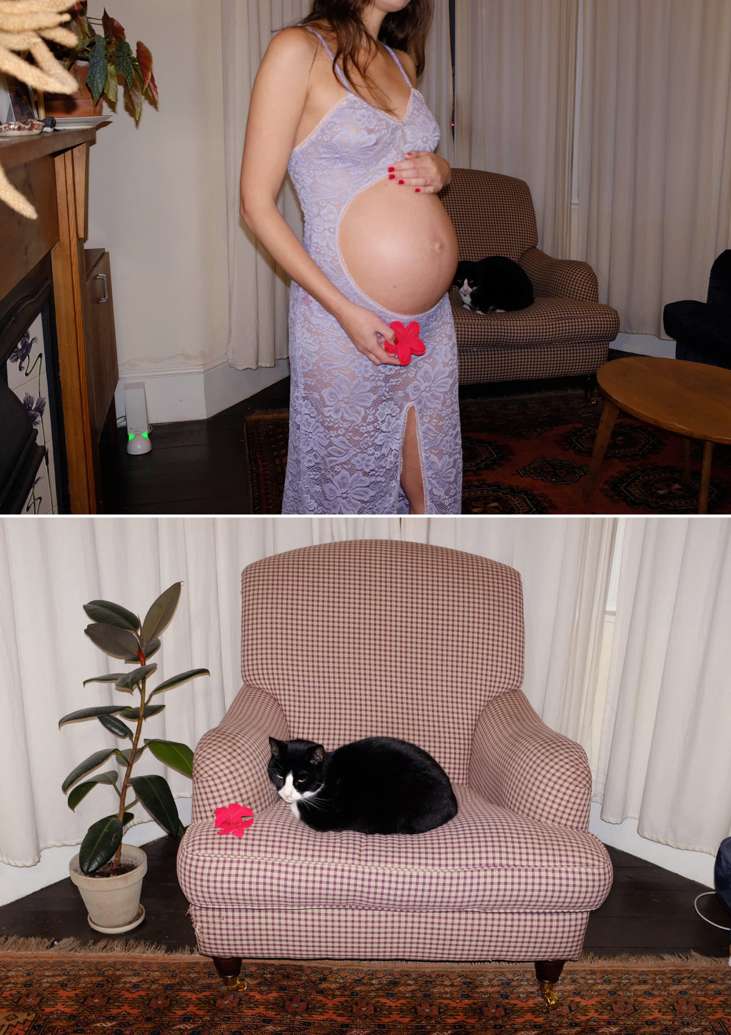 Vesta lace slip dress