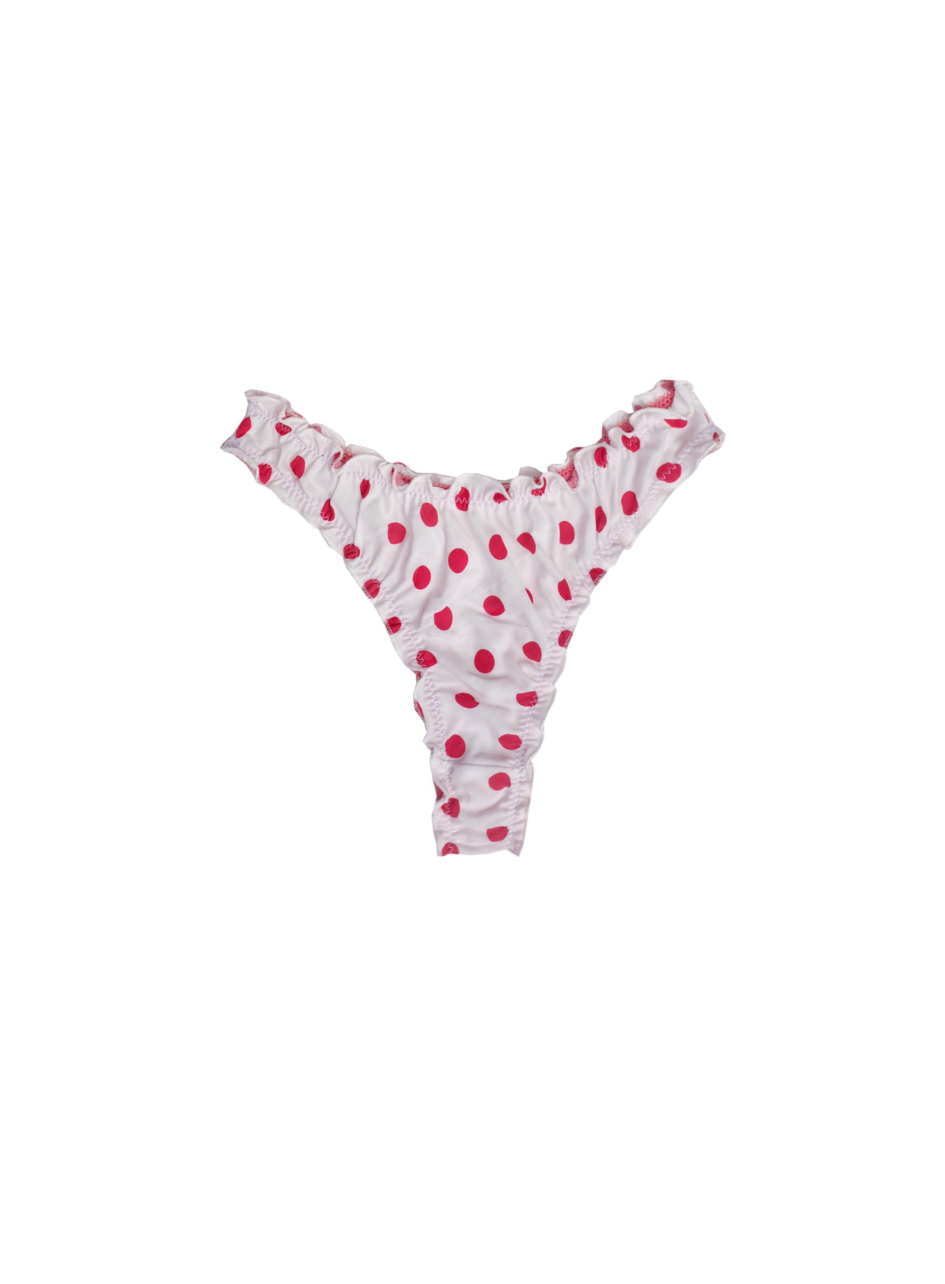 Polka dot thong