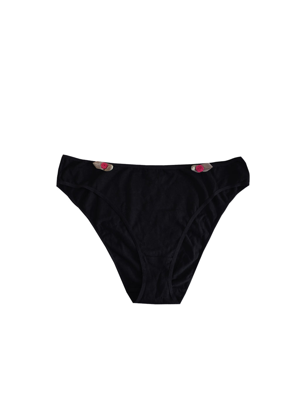 Black cotton knicker