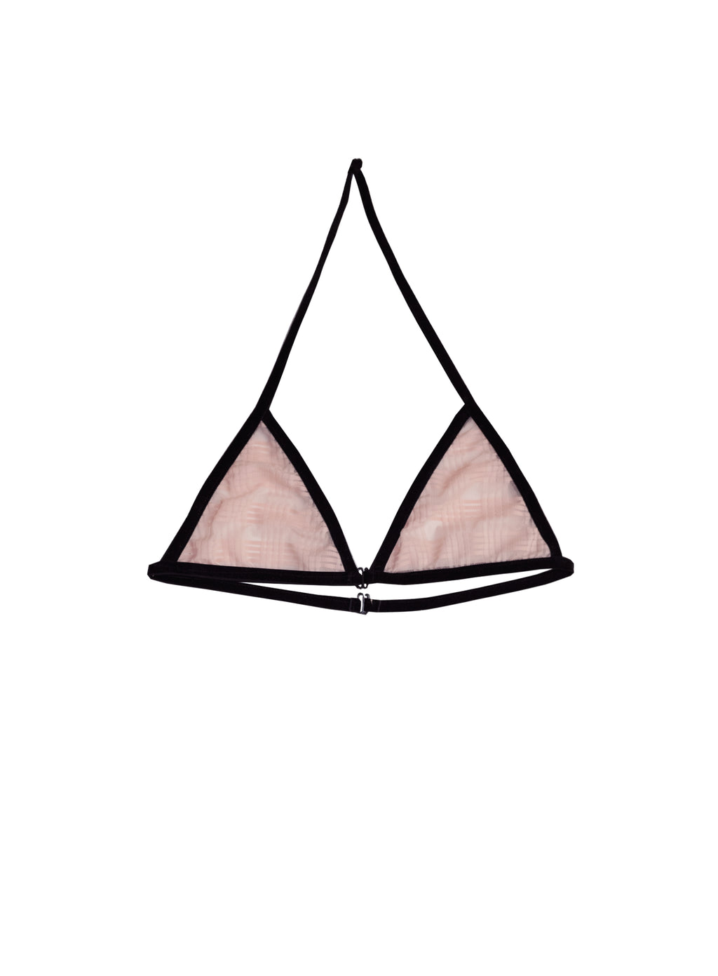 She ate - Pink halterneck bra