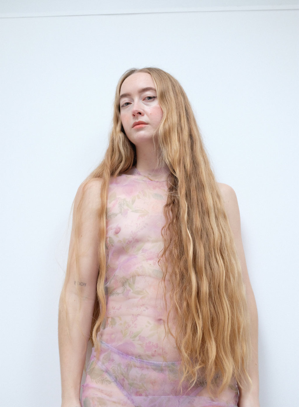 Venus floral mesh knickers