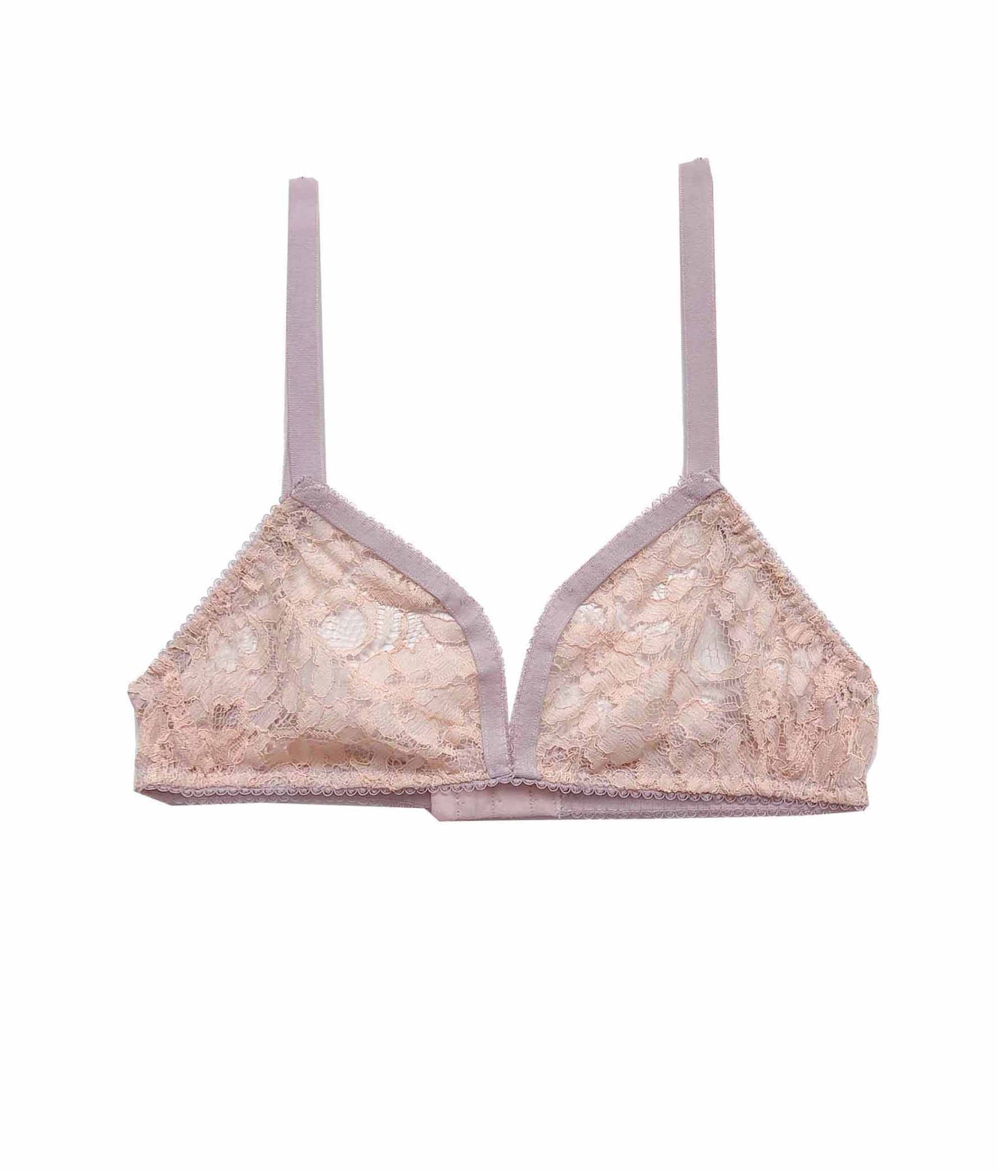 Alessia - Cream lace bra – misscrofton