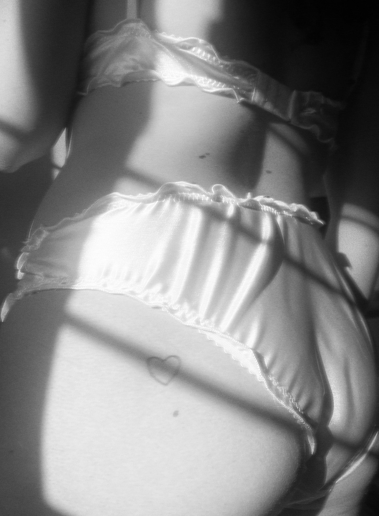Arabella silky frill knicker