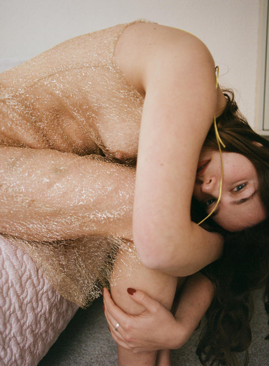 Gold sheer slip