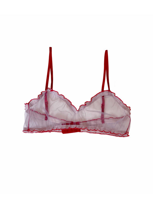 Maria violet sheer bralette